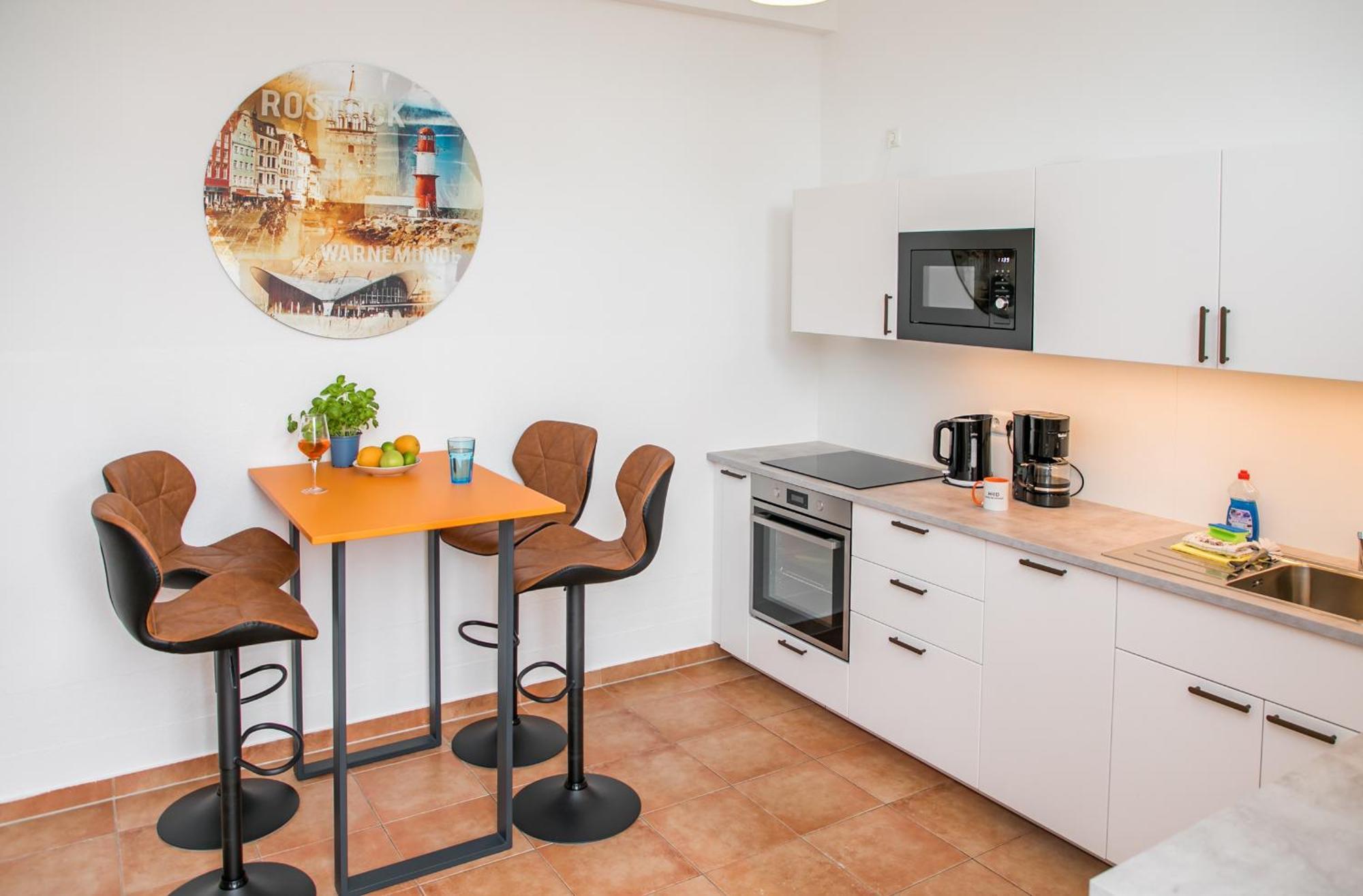 City Apartment "Hans Seat" Rostock Mit Rooftop-Terrasse Exterior foto