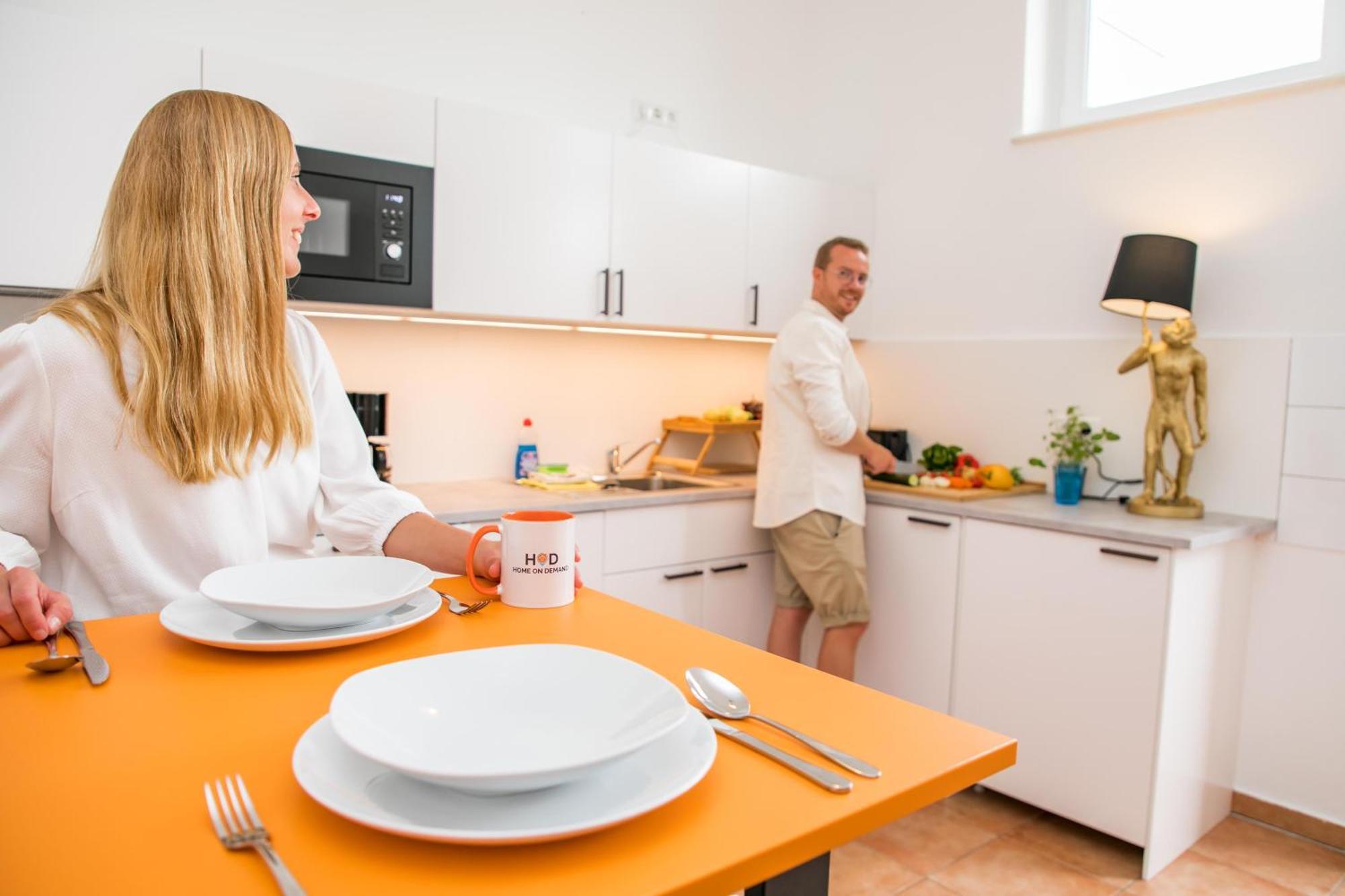 City Apartment "Hans Seat" Rostock Mit Rooftop-Terrasse Exterior foto